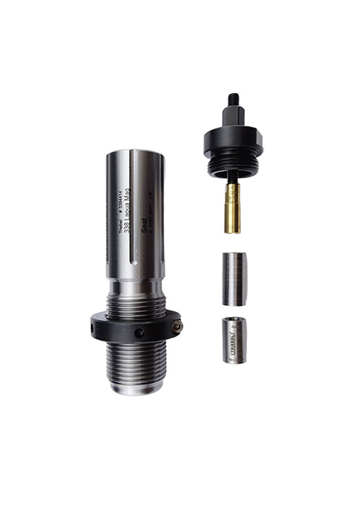 Seater z crimpem TRIEBEL zapewnia precyzyjne osadzanie pocisku, możliwość crimpowania oraz wymienne głowice, co poprawia koncentrację i dokładność.